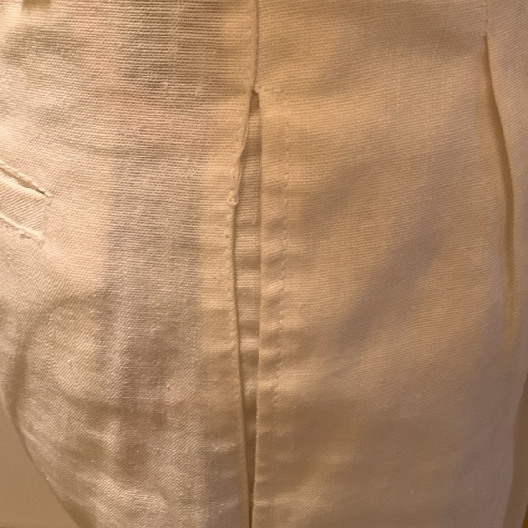 Espirit White Pleated Pants - Picture 8 of 11